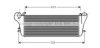 AVA QUALITY COOLING RT4223 Intercooler, charger